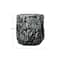 Hello Honey® 7" Gray Embossed Pattern Decorative Terra Cotta Planter